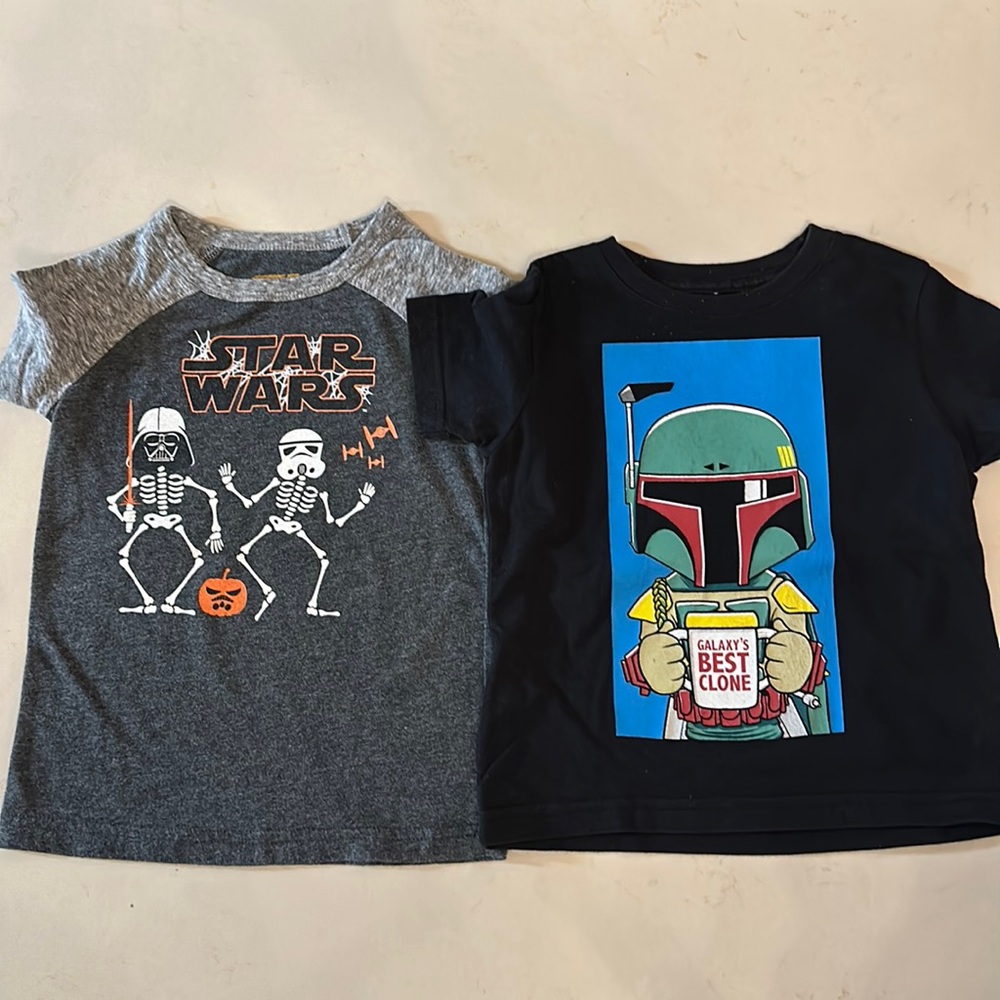 **6 Items for $26** 2 Star Wars shirt, size 2T